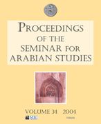 proceedings of the seminar for arabian studies 34