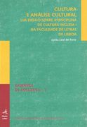 CULTURA E ANÁLISE CULTURAL UM ENSAIO SOBRE A DISCIPLINA DE CULTURA INGLESA NA FA