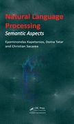 natural language processing: semantic aspects (en Inglés)