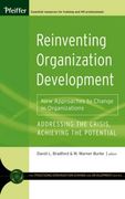 Reinventing Organization Development: New Approaches to Change in Organizations (Pfeiffer Essential Resources for Training and hr Professionals (Hardcover)) 