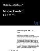 Model Specifications: Motor Control Centers (en Inglés)