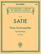 Erik Satie: Three Gymnopedies for the Piano Piano: Schirmer Library of Classics Volume 1869 Piano Solo (en Inglés)