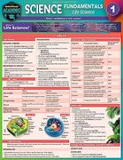 Science Fundamentals: Life Science - Cells, Plants & Animals (Quickstudy Laminated Reference & Guide, 1) 