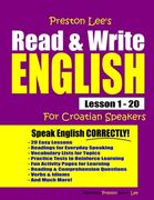 Preston Lee's Read & Write English Lesson 1 - 20 For Croatian Speakers (en Inglés)