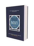 Nvi, Biblia de Estudio Actualizada, Revisión 2022, Letra Grande, Tapa Dura, Interior a Color, Palabras de Jesús en Rojo, Comfort Print (in Spanish)