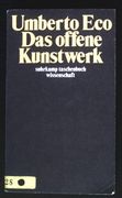 Das Offene Kunstwerk. Suhrkamp-Taschenbuch Wissenschaft; 222 (en Alemán)