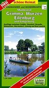 Doktor Barthel Wander- und Radwanderkarten, Muldentalkreis: Radwander- und Wanderkarte. Ausflüge Zwischen Colditz, Naunhof, Brandis, Mutzschen, Wermsdorf, Leisnig und bad Lausick (en Alemán)
