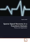 sparse signal recovery in a transform domain (en Inglés)