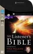 NIV, Listener's Audio Bible, Audio CD: Vocal Performance by Max McLean (en Inglés)