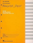 standard manuscript paper ( yellow cover) (en Inglés)
