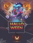Halloween Coloring Book: Kids coloring book (en Inglés)