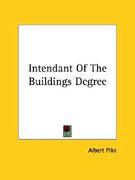 intendant of the buildings degree (en Inglés)