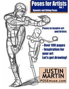 Poses for Artists Volume 1 - Dynamic and Sitting Poses: An Essential Reference for Figure Drawing and the Human Form (Inspiring art and Artists) 