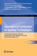International Conference on Applied Technologies. 6th International Conference, ICAT 2024, Samborondon, Ecuador, November 20–22, 2024, Revised Selected Papers, Part I