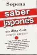 Saber Japones en Diez Dias - Sopena - Sopena Espaola