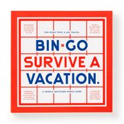Brass Monkey - Bin-Go Survive a Vacation – Game Book With Bingo Cards for Road Trips and Family Vacations