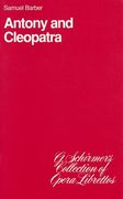 anthony and cleopatra: opera in three acts