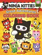 Ninja Kitties Great Adventures Coloring Book (en Inglés)