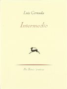Intermedio ( Poéticas) - Luis Cernuda - Editorial Pre-Textos