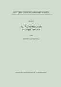 Altagyptischer Prophetismus (en Alemán)