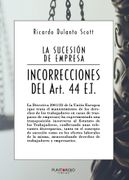 La Sucesion de Empresas / Incorrecciones del Articulo 44 et