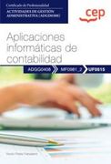 (Uf0516) Manual. Aplicaciones Informaticas de Contabilidad Actividades de Gestion Administrariva (Adgd0308) (in Spanish)