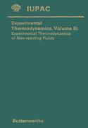 Experimental Thermodynamics Volume II: Experimental Thermodynamics of Non-Reacting Fluids (en Inglés)