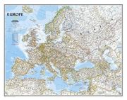 National Geographic: Europe Classic Enlarged Wall map - Laminated (46 x 35. 75 Inches) (National Geographic Reference Map) (en Inglés)