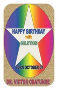 Happy Birthday with Solution Born October 01 (en Inglés)