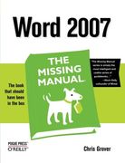 Word 2007: The Missing Manual (en Inglés)