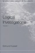 Logical Investigations Volume 1: Vol 1 (International Library of Philosophy) (en Inglés)