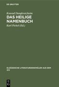 Das Heilige Namenbuch (en Alemán)