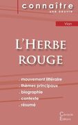 Fiche de lecture L'Herbe rouge (Analyse littéraire de référence et résumé complet) (en Francés)