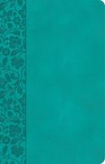 CSB Large Print Personal Size Reference Bible, Teal Leathertouch, Indexed (en Inglés)