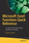 Microsoft Excel Functions Quick Reference: For High-Quality Data Analysis, Dashboards, and More (en Inglés)