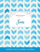 Adult Coloring Journal: Fear (Mandala Illustrations, Watercolor Herringbone) (en Inglés)