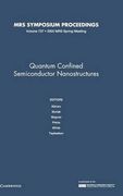 Quantum Confined Semiconductor Nanostructures V737 (Mrs Proceedings) 