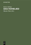 Das Hohelied (en Alemán)
