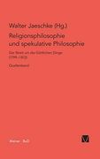 Religionsphilosophie und Spekulative Theologie (en Alemán)