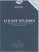 13 easy studies by j. b. duvernoy (op. 176) and h. lemoine (op. 37) for piano and orchestra [with 2 cds] (en Inglés)