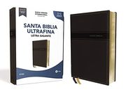 Nvi, Santa Biblia, Texto Revisado 2022, Ultrafina, Letra Gigante, Leathersoft, Negro, Palabras de Jesús en Rojo (in Spanish)