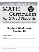 Math Curriculum for Gifted Students: Lessons, Activities, and Extensions for Gifted and Advanced Learners, Student Workbooks, Section III (Set of 5): (en Inglés)