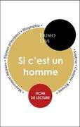 Fiche de Lecture si C'est un Homme (Étude Intégrale) (Paideia Éducation) (in French)