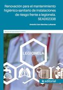 Renovación Para el Mantenimiento Higiénico-Sanitario de Instalaciones de Riesgo Frente a Legionela. Sead0233