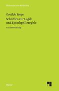Schriften zur Logik und Sprachphilosophie: Aus dem Nachlaß (en Alemán)