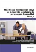 (Mf1036_3) Metodologia de Empleo con Apoyo en la Insercion Sociolaboral de Personas con Discapacidad