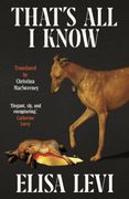 That's All I Know (en Inglés)