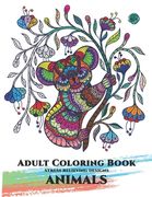Adult Coloring Book Stress Relieving Animal Designs: Animals with Patterns Coloring Books (en Inglés)