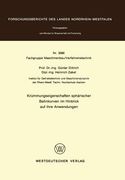 Krümmungseigenschaften Sphärischer Bahnkurven Im Hinblick Auf Ihre Anwendungen (en Alemán)
