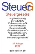 Steuergesetze: Abgabenordnung, Bewertungsgesetz, Einkommensteuer einschlielich Nebenbestimmungen sowie Einkommensteuer-Tabellen, Erbschaftsteuer, Gewerbesteuer, Grunderwerbsteuer, Krperschaftsteuer, Umsatzsteuer, Umwandlungssteuer u.a. (en Alemán)
